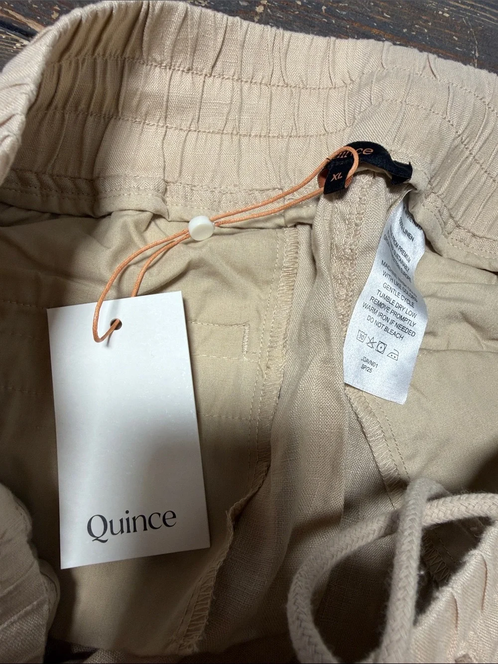 100% European Linen Wide Leg Pants - XL - Picture 9 of 12